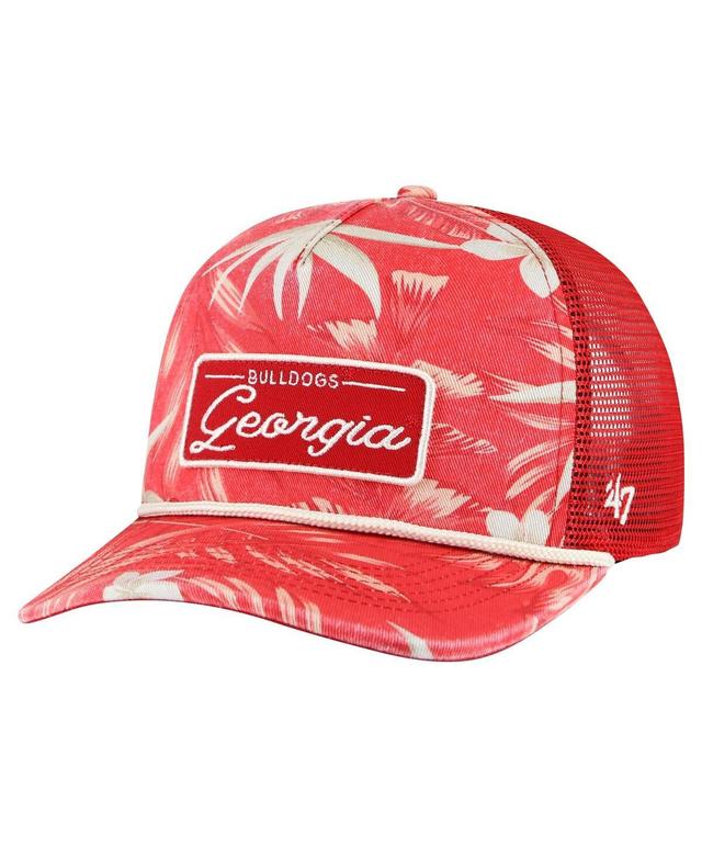 Mens 47 Brand Red Georgia Bulldogs Tropicalia Hitch Adjustable Hat Product Image