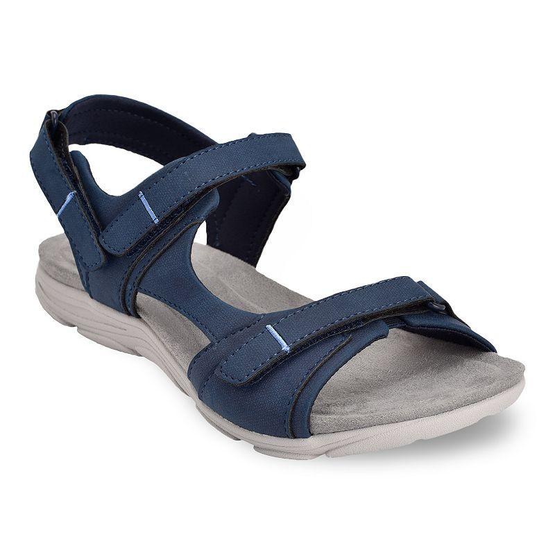 Easy Spirit Lake Womens Sport Sandals Blue Product Image