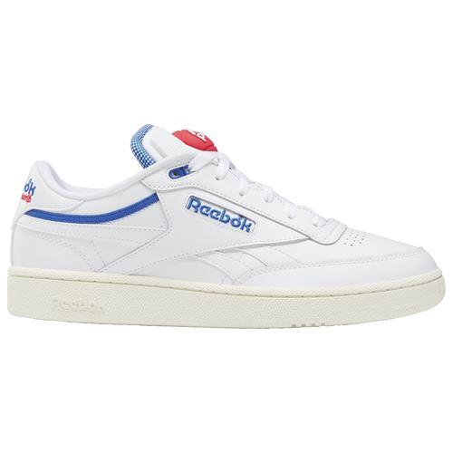 Reebok Mens Club C 85 Pump - Shoes White/Blue/Red Product Image