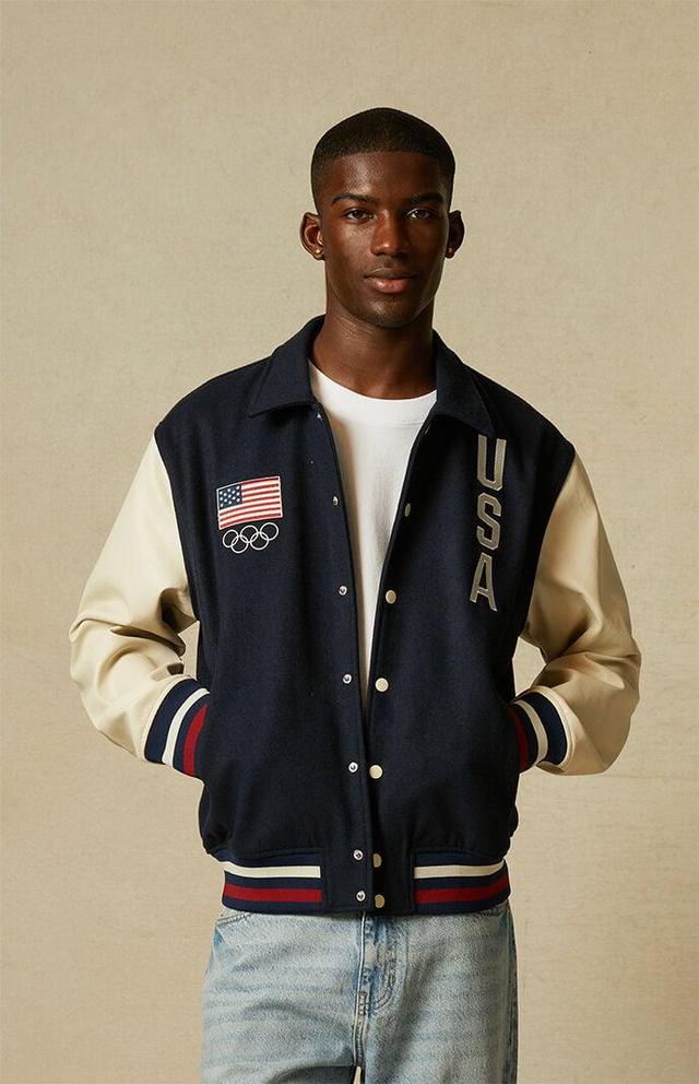 Olympics Mens Team USA Varsity Jacket Product Image