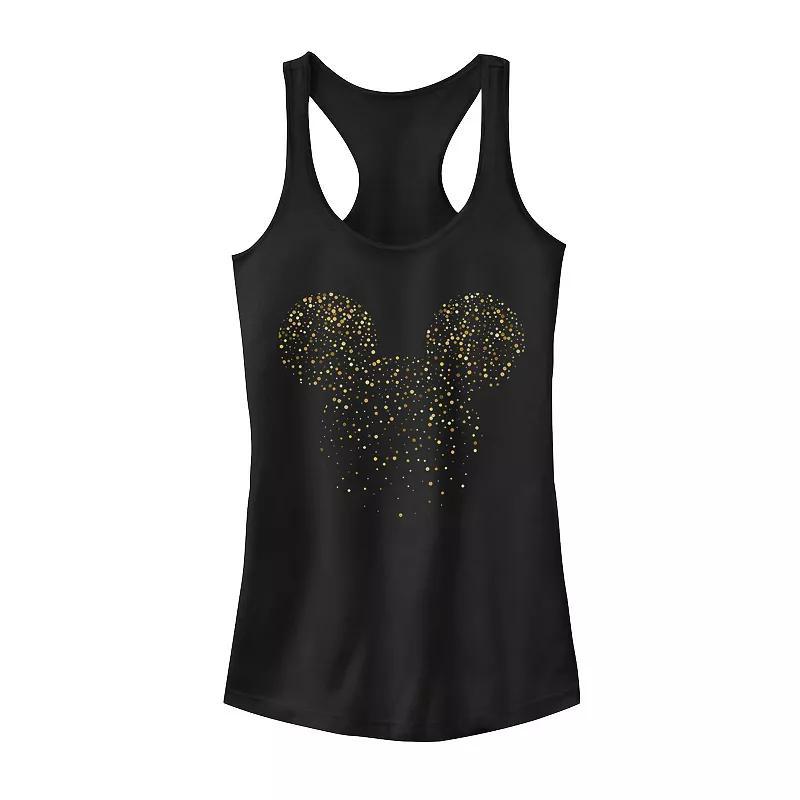 Disneys New Years Mickey Mouse Juniors Confetti Tank Top, Girls Product Image