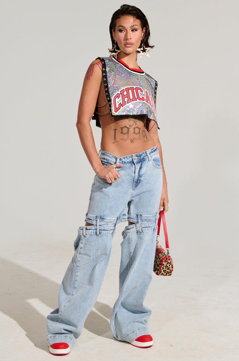 LET LOOSE DENIM PANT Product Image