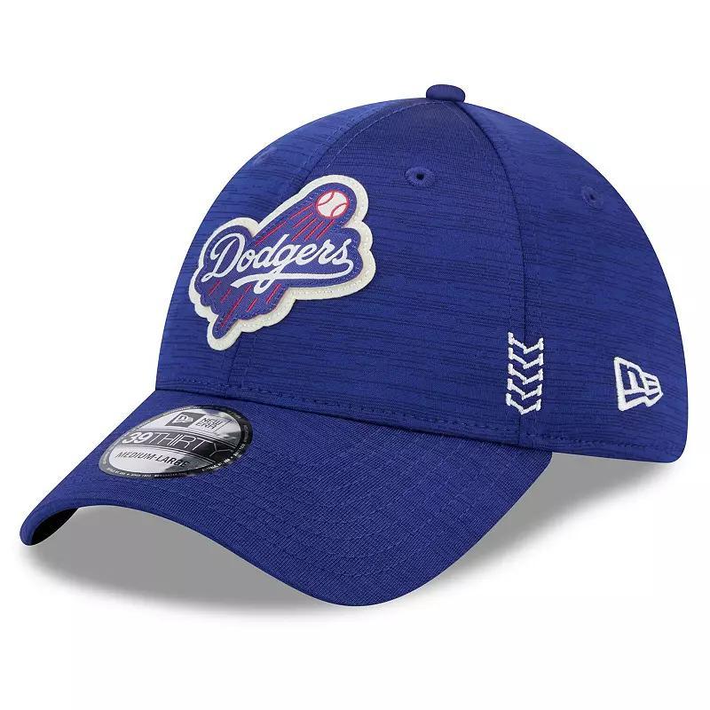 Mens New Era Royal Los Angeles Dodgers 2024 Clubhouse 39THIRTY Flex Fit Hat Product Image