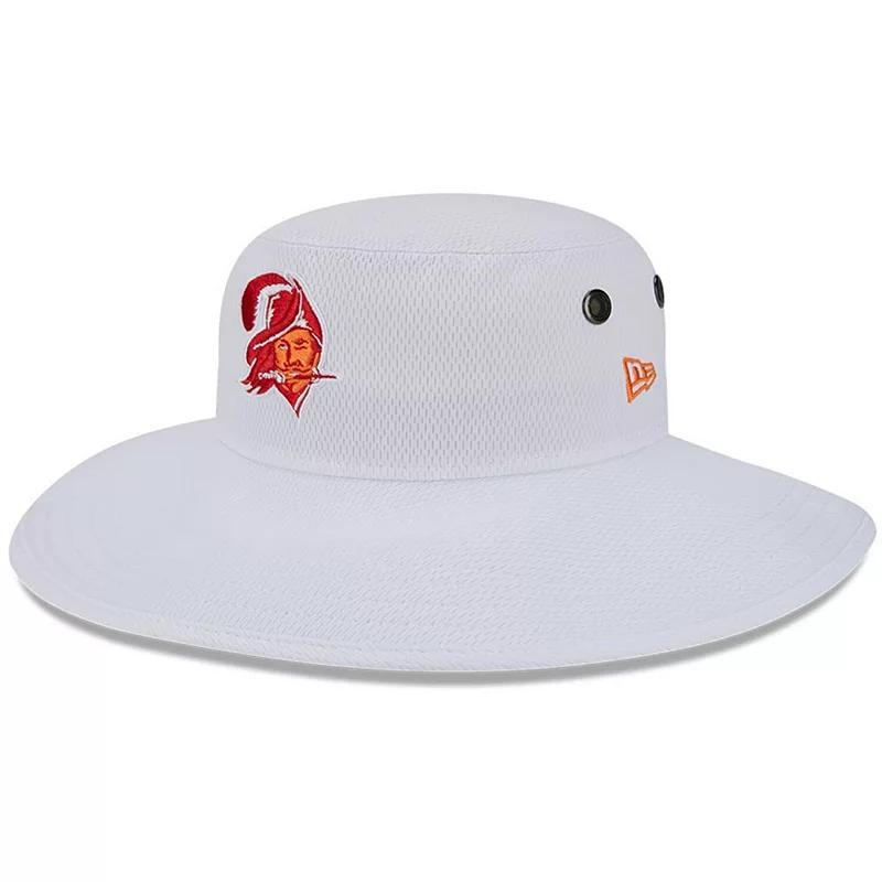 Mens New Era White Tampa Bay Buccaneers 2023 Nfl Training Camp Throwback Panama Bucket Hat Product Image