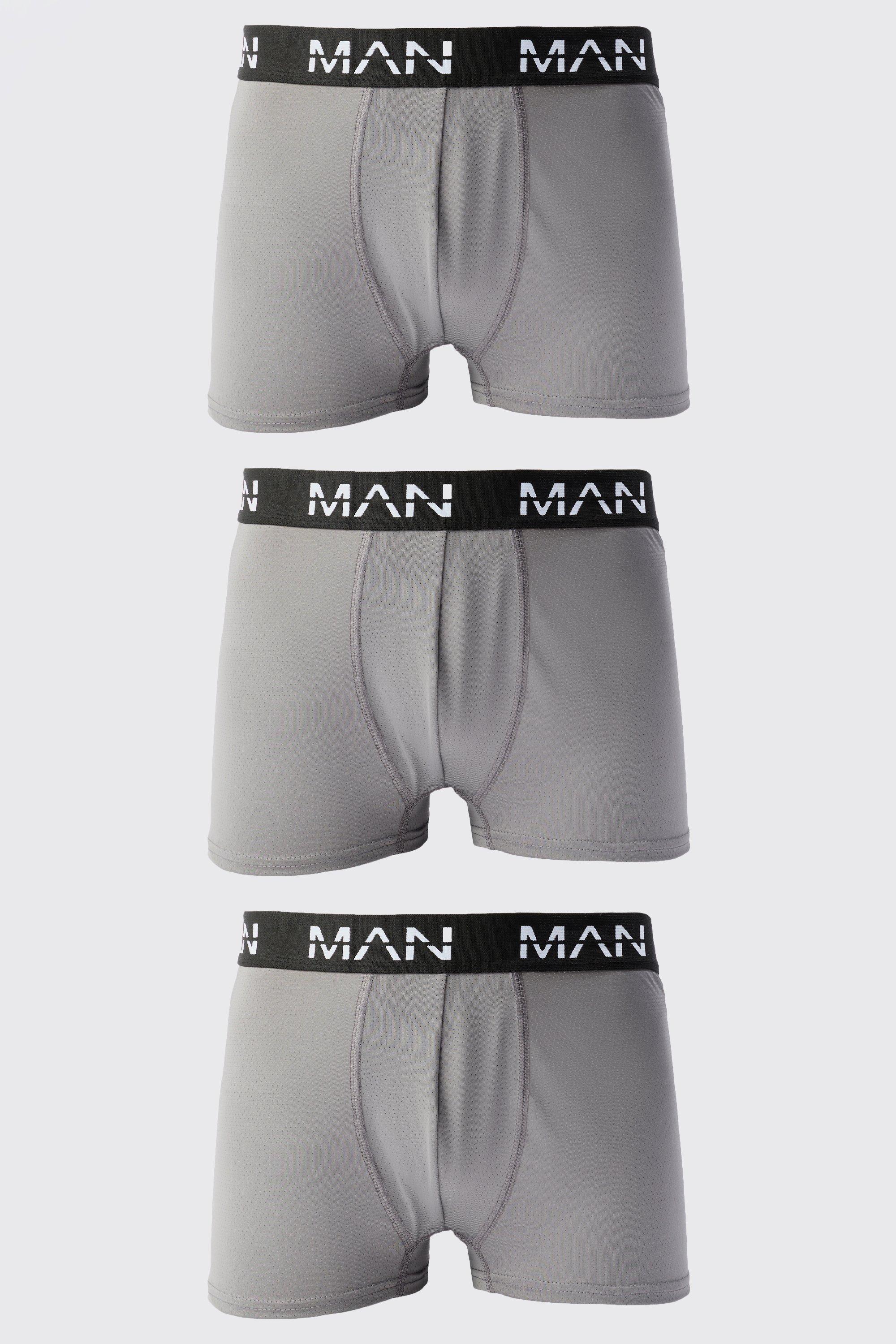 Man Active Performance Boxer 3 pack | boohooMAN USA Product Image