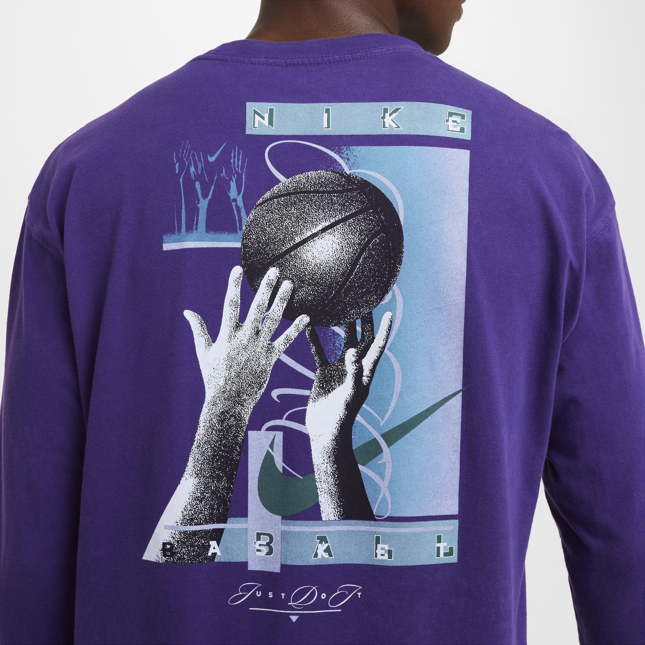 Nike Mens Max90 Long-Sleeve Basketball T-Shirt Product Image