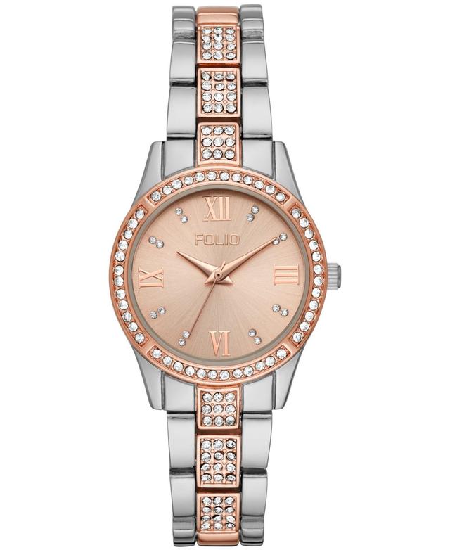 Folio Womens Three Hand Two-Tone Alloy Watch 32mm Product Image