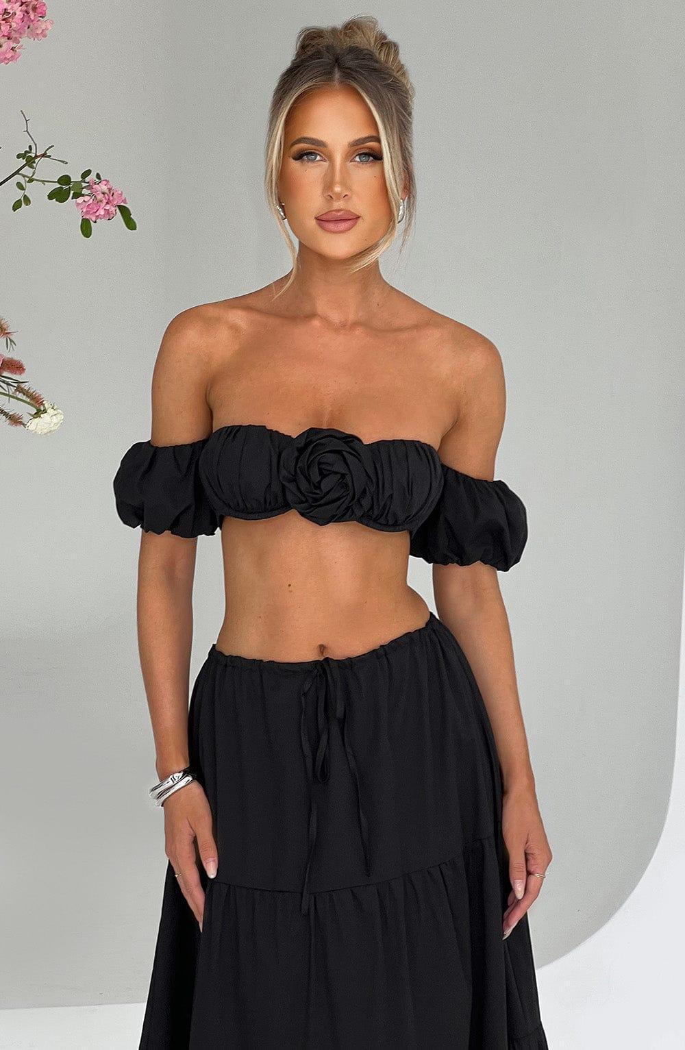 Carmen Top - Black Product Image