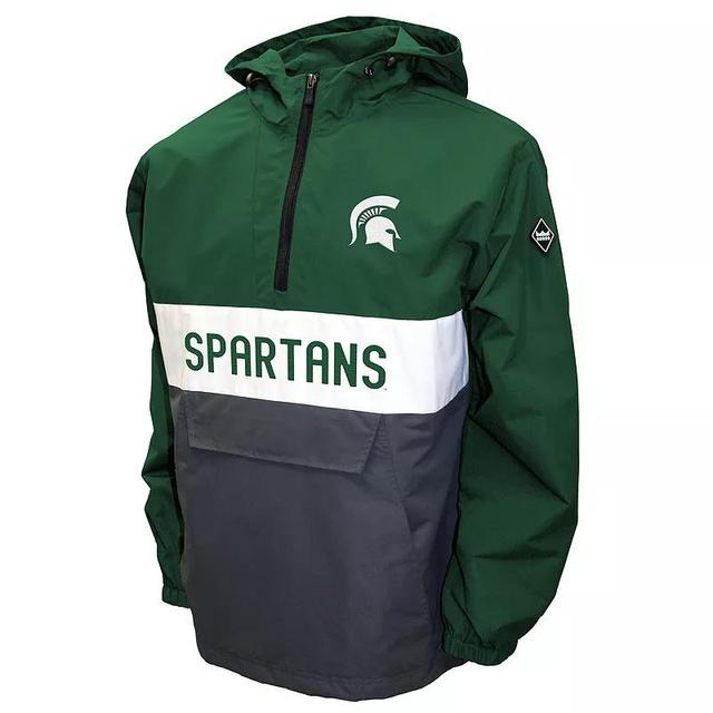 Mens Franchise Club Michigan State Spartans Alpha Anorak Pullover Product Image