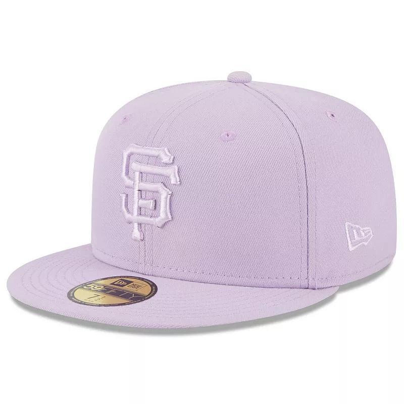 Men's New Era Lavender San Francisco Giants 2023 Spring Color Basic 59FIFTY Fitted Hat Product Image