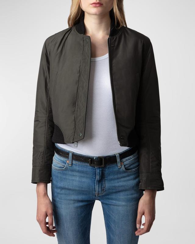 Zadig & Voltaire Bunta Cuir Reversible Jacket Product Image