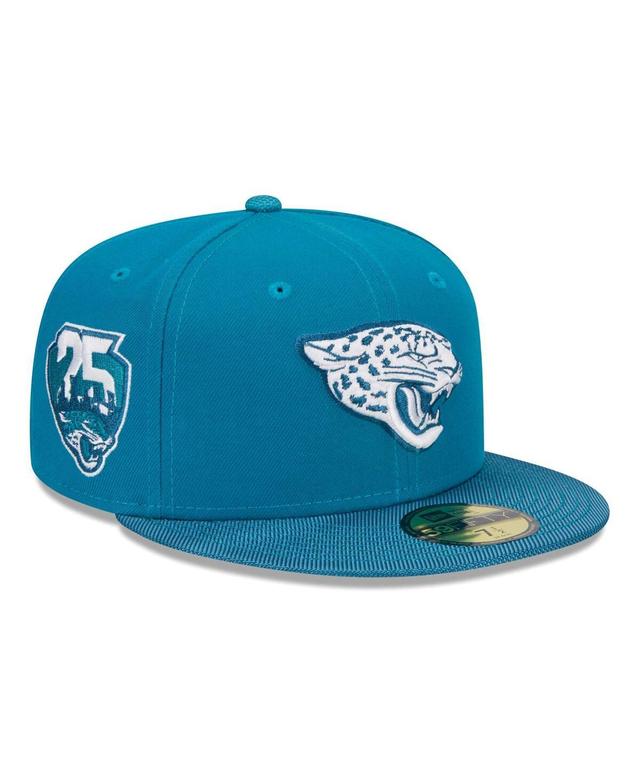 New Era Mens Teal Jacksonville Jaguars Active Ballistic 59Fifty Fitted Hat Product Image