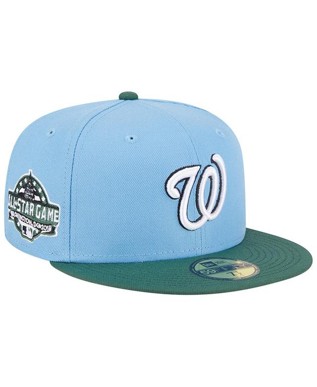 Mens New Era Sky Blue Washington Nationals 2018 Mlb All-Star Game 59FIFTY Fitted Hat - Sky Blue Product Image