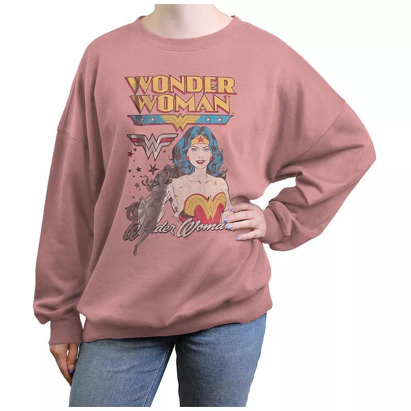 Juniors Wonder Woman Vintage Graphic Fleece, Girls Product Image