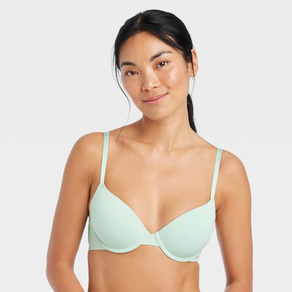 Womens Everyday Lightly Lined Demi T-Shirt Bra - Auden Pastel 36B Product Image