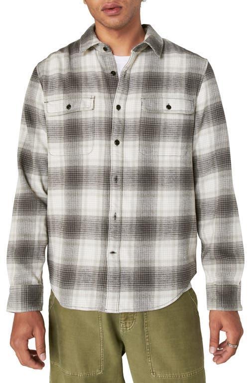 Lucky Brand Plaid Flannel Workwear Button-Up Shirt Product Image