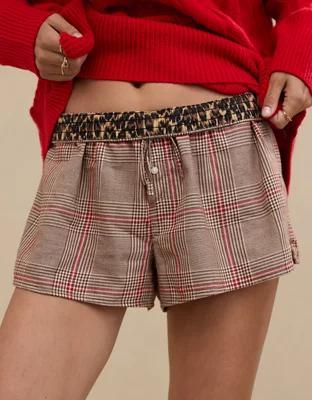 Aerie Off-Duty Flannel Boxer Product Image