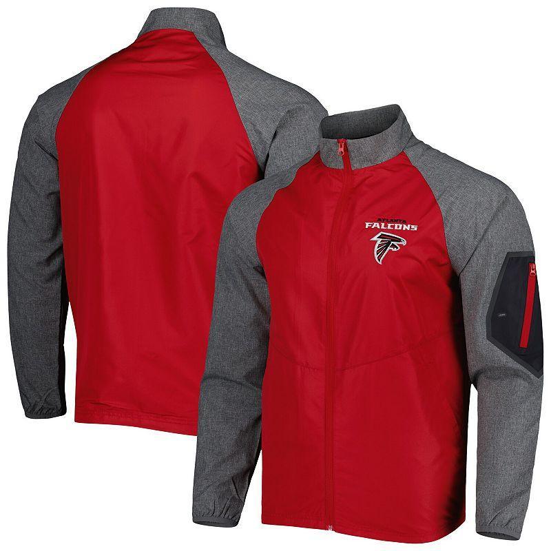 Mens Dunbrooke Atlanta Falcons Hurricane Raglan Full-Zip Windbreaker Jacket Product Image