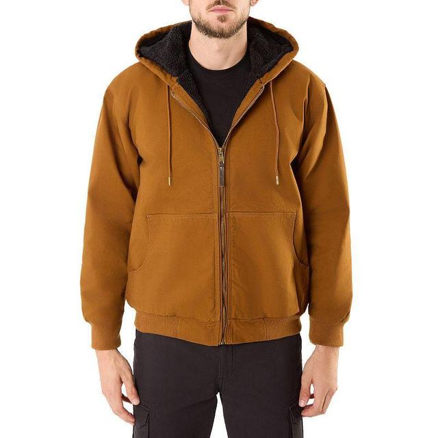 Big & Tall Smiths Workwear Cotton Canvas Sherpa-Lined Jacket, Mens Product Image