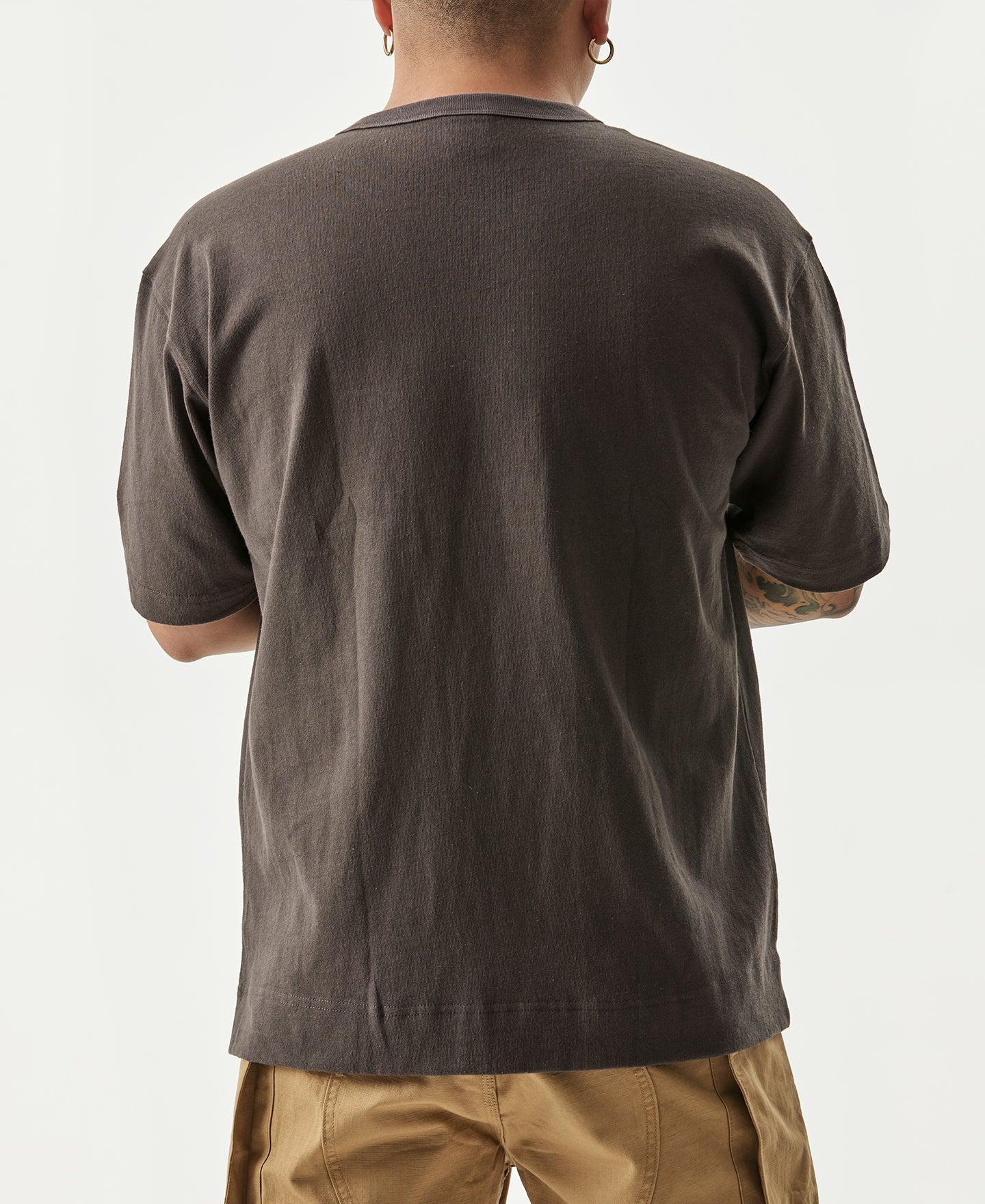 9.8 oz Cotton Classic Pocket T-Shirt - Dark Gray Product Image