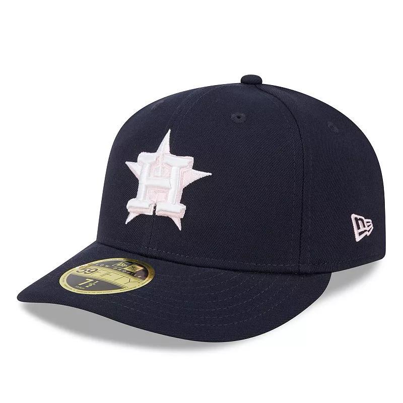 Mens New Era Houston Astros 2024 Mothers Day Low Profile 59FIFTY Fitted Hat Blue Product Image