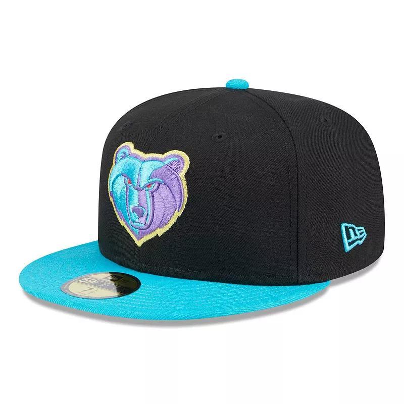 Mens New Era Black/Turquoise Memphis Grizzlies Arcade Scheme 59FIFTY Fitted Hat Product Image