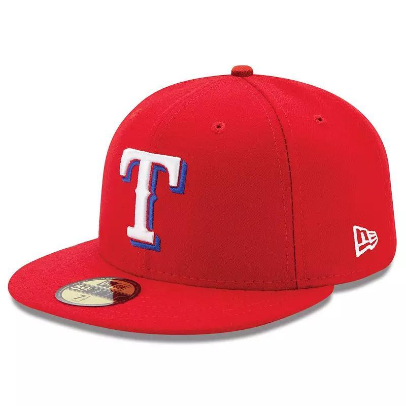 Mens New Era Texas Rangers Alternate Authentic Collection On-Field 59FIFTY Fitted Hat Product Image