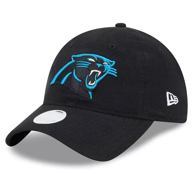 Womens New Era Carolina Panthers Main Core Classic 2.0 9TWENTY Adjustable Hat Product Image