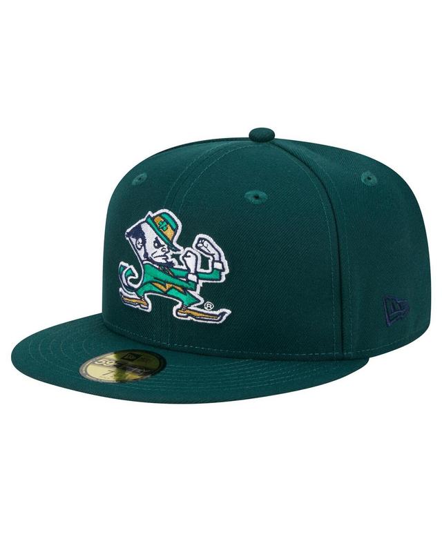 New Era Mens Green Notre Dame Fighting Irish 59FIFTY Fitted Hat Product Image