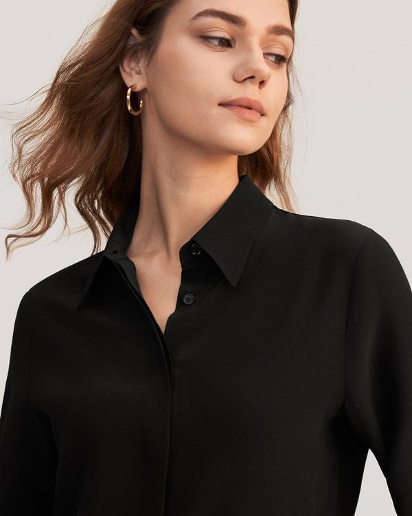 Classic Comfort Silk Shirt Product Image