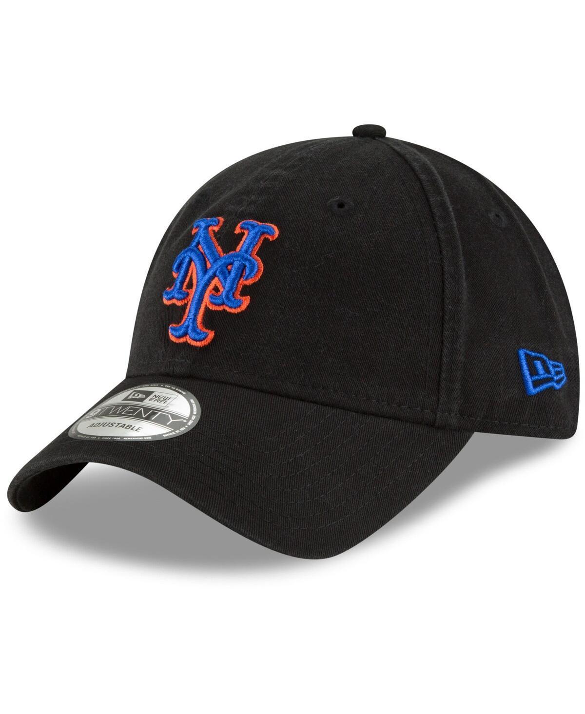 Mens New Era Black New York Mets Fashion Core Classic 9Twenty Adjustable Hat Product Image