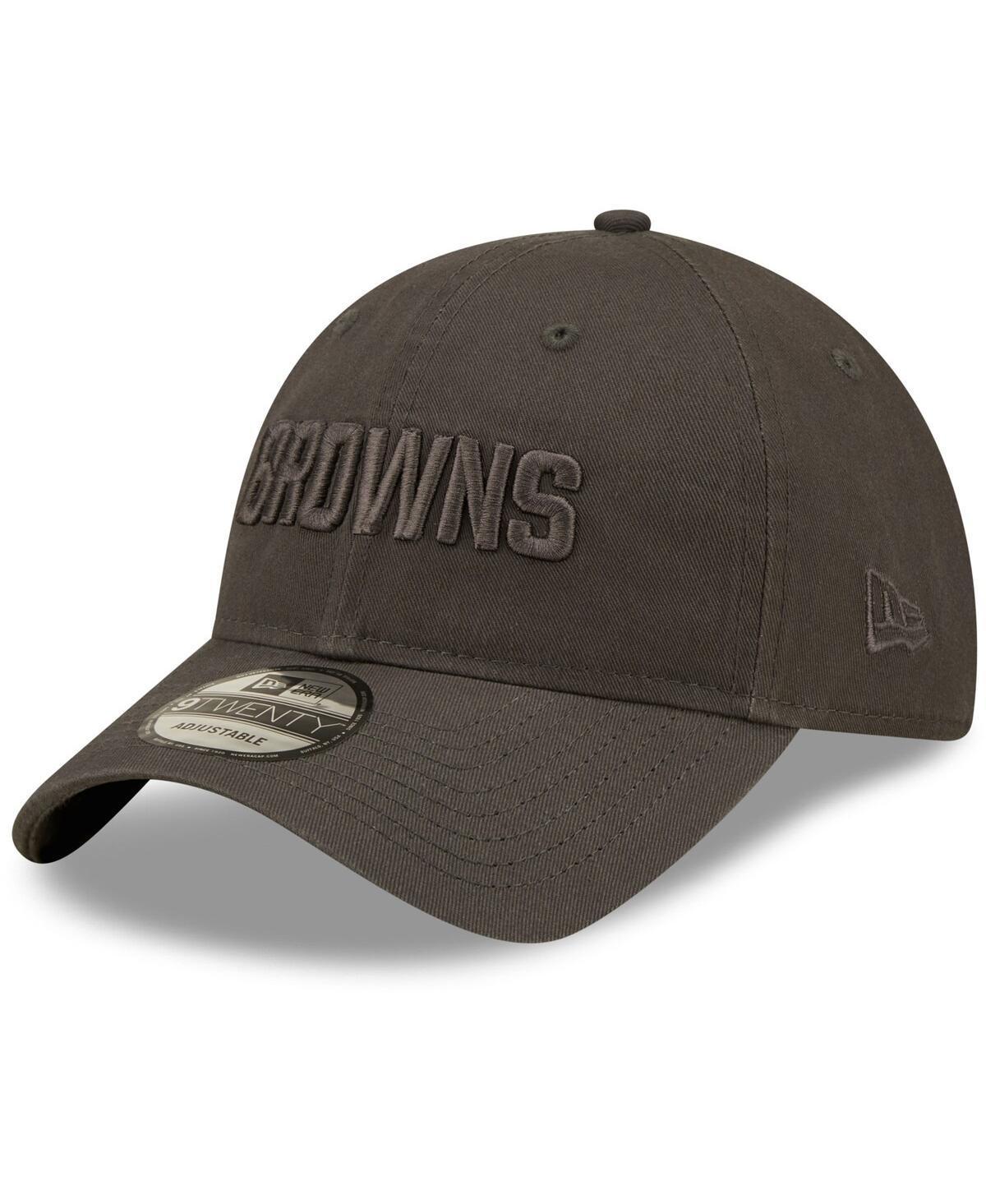 Mens New Era Graphite Cleveland Browns Core Classic 2.0 Tonal 9TWENTY Adjustable Hat Product Image