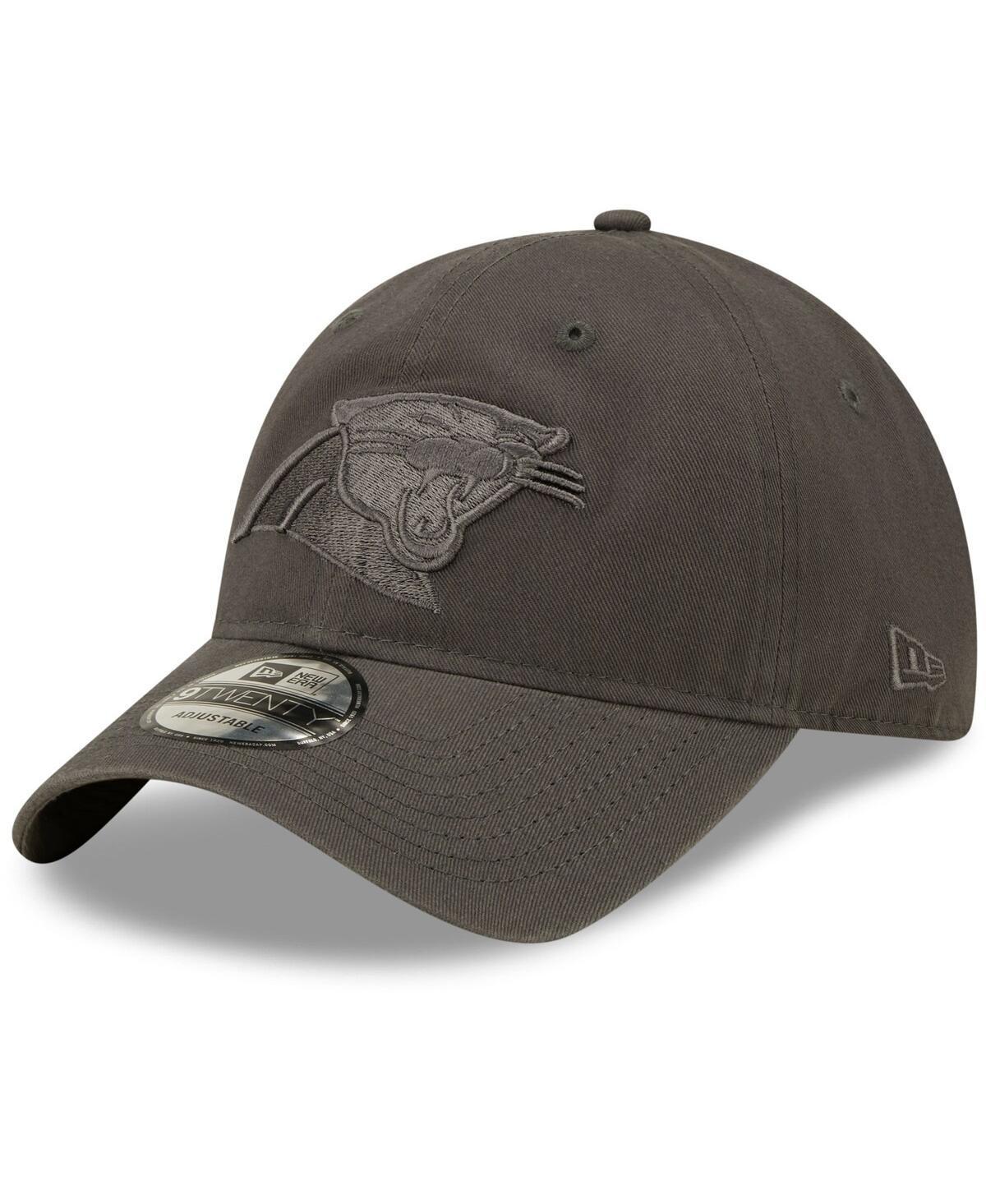 Mens New Era Graphite Carolina Panthers Core Classic 2.0 Tonal 9TWENTY Adjustable Hat Product Image