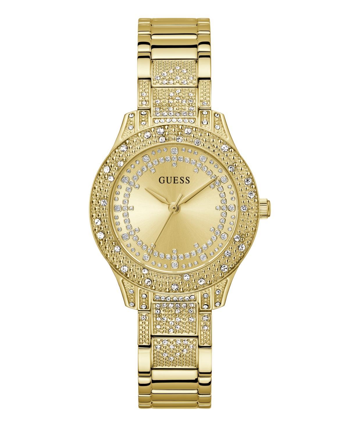 Guess Womens Analog Gold Tone Steel Watch 36mm - Gold Tone Product Image