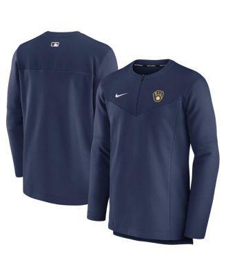 Mens Nike Navy Boston Red Sox Authentic Collection Game Time Performance Half-Zip Top Product Image