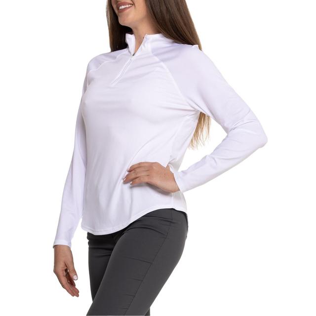 PUMA GOLF Shine Shirt - Zip Neck, Long Sleeve Product Image