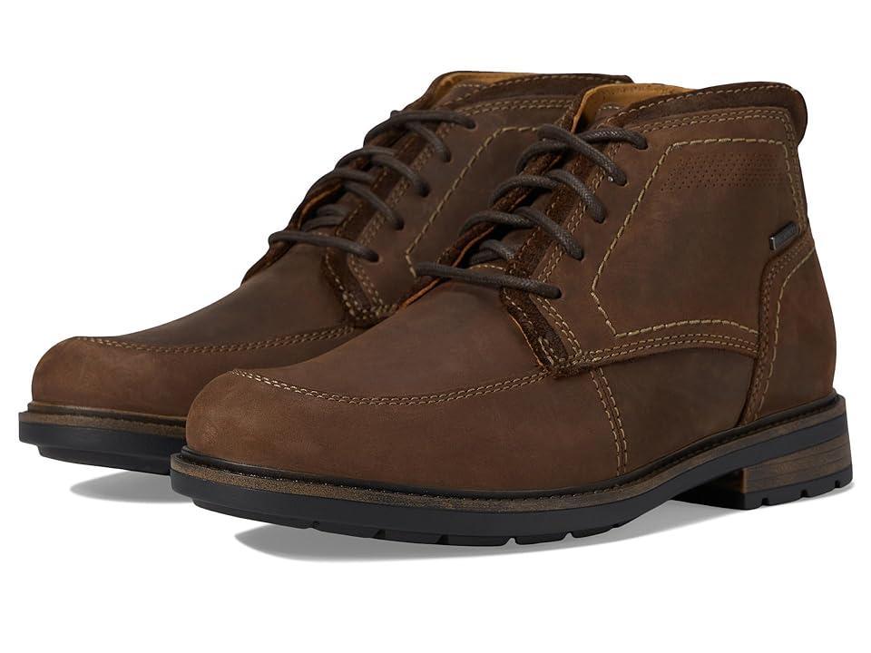 Clarks Un Shire Hi Waterproof (Dark Leather) Men's Boots Product Image