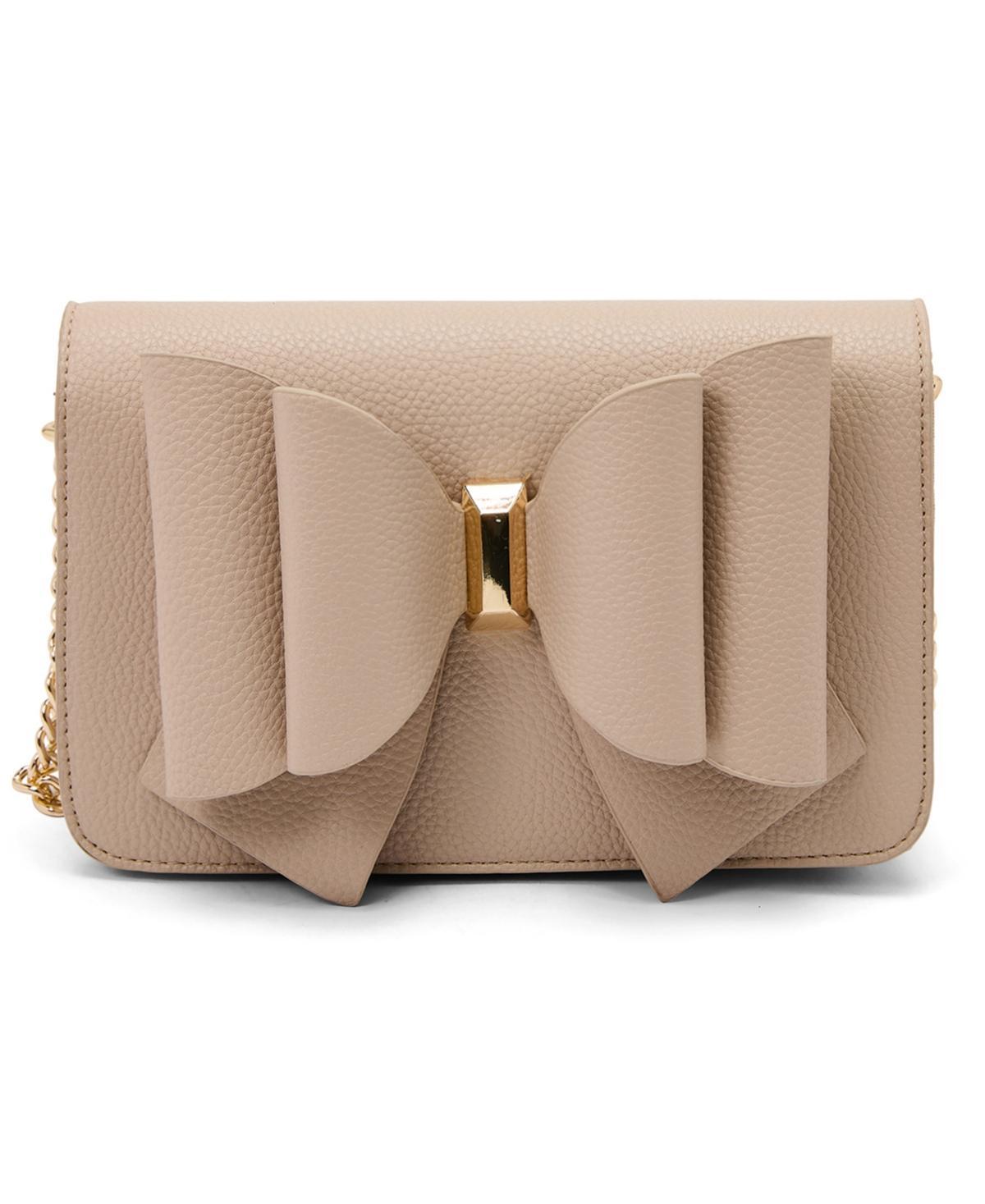 Womens Overflap Double Bowtie Crossbody Bag Product Image