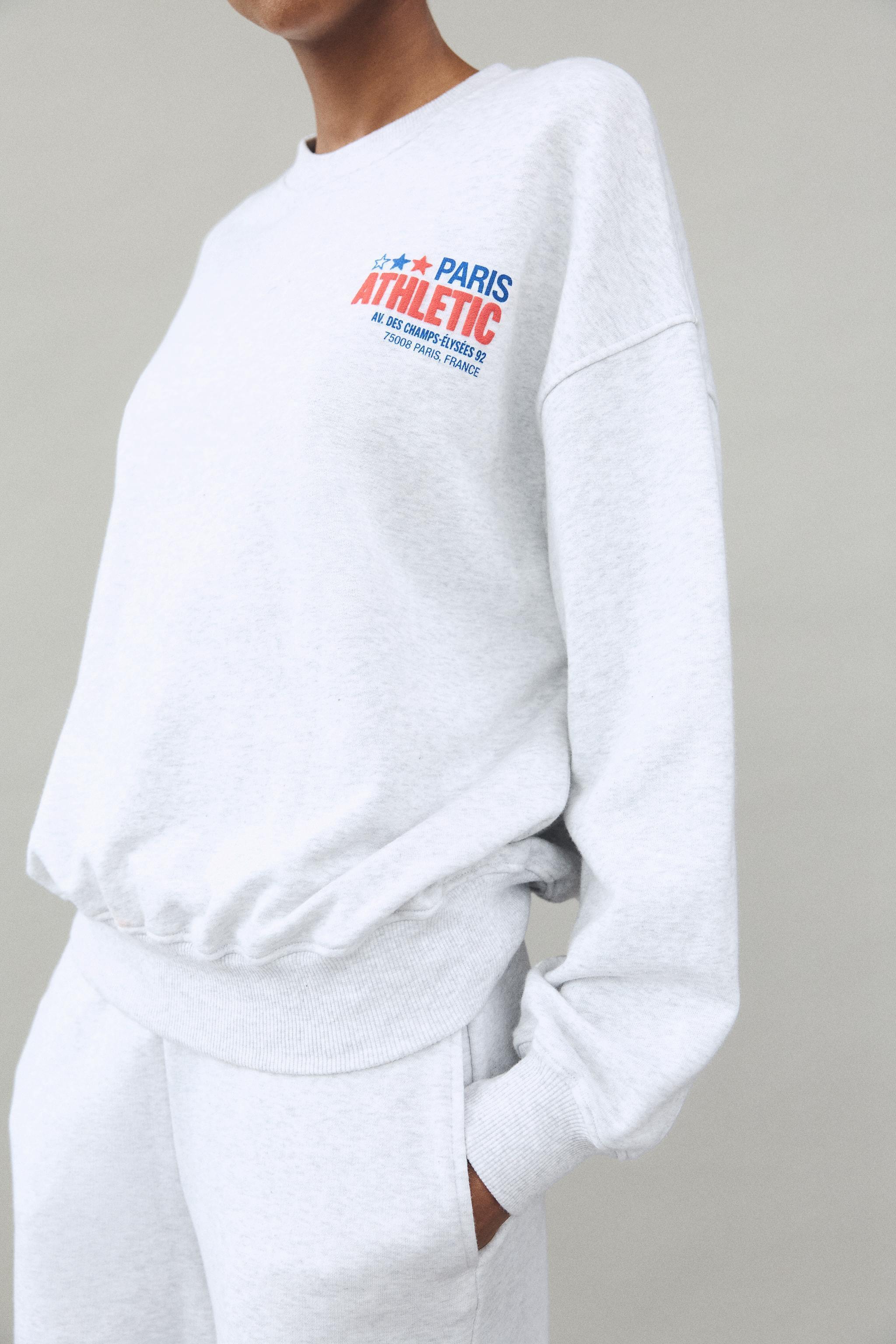 RAISED TEXT SWEATSHIRT Product Image