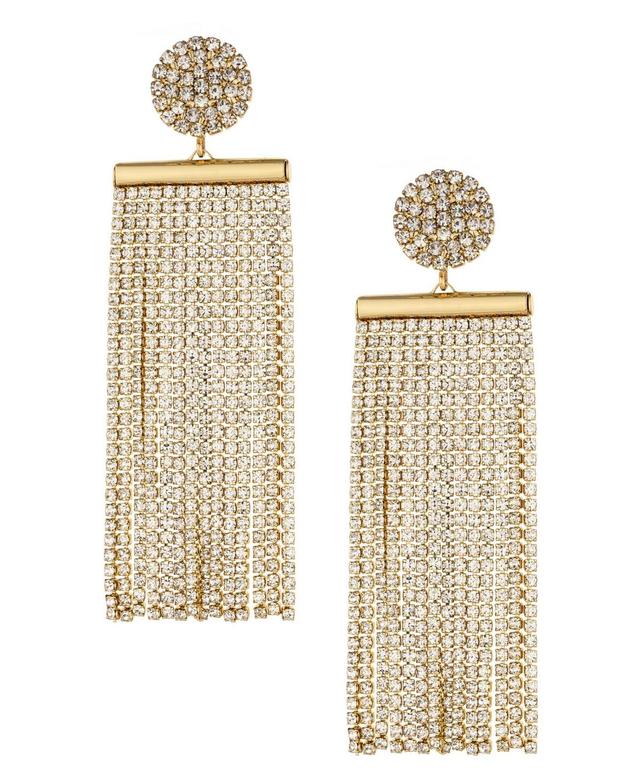 Ettika Movement Crystal Drop Earrings Product Image