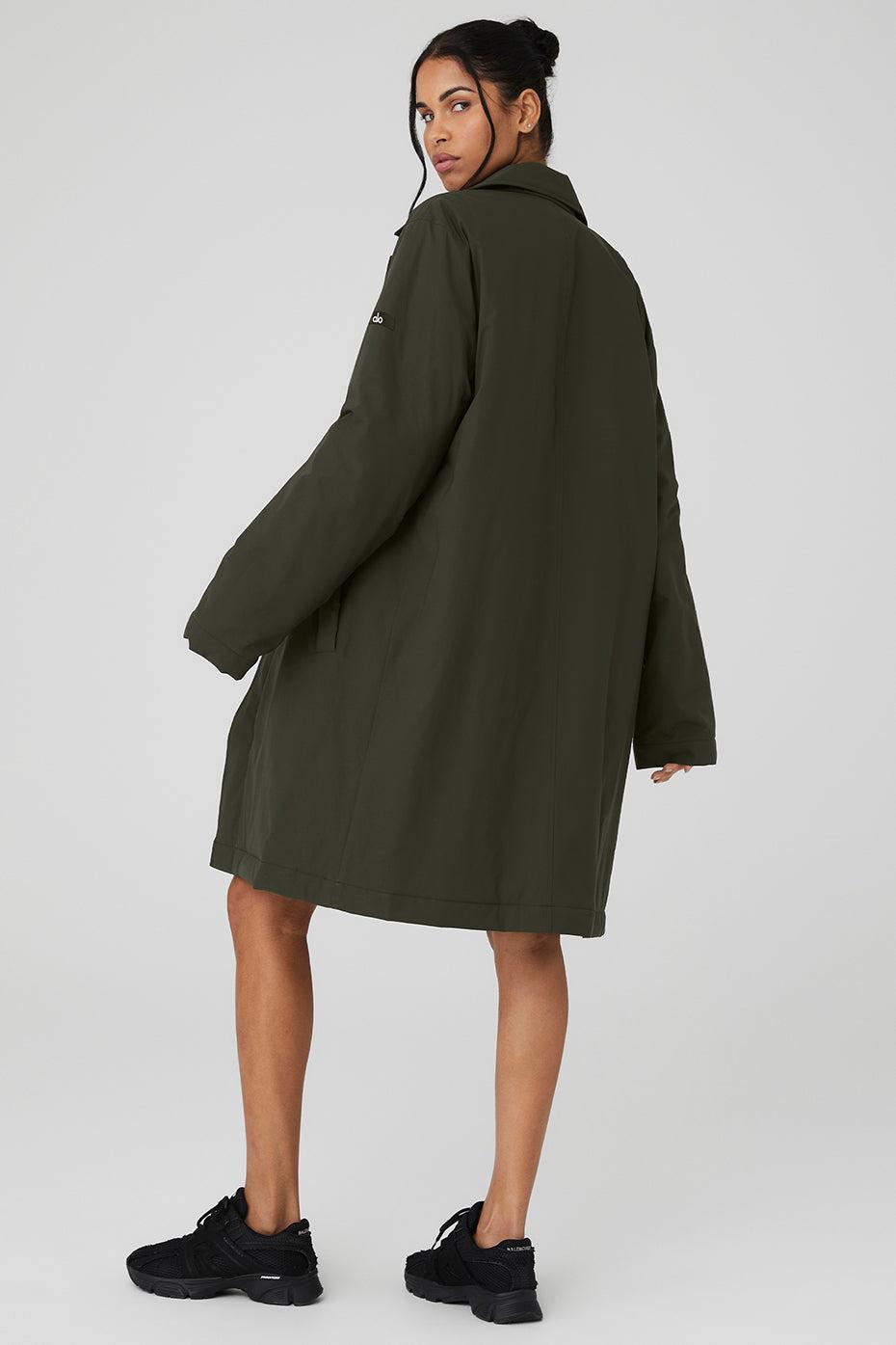 Signature Overcoat - Stealth Green Product Image