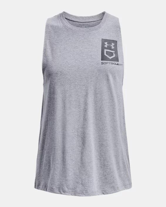 Women's UA Softball Box Logo Tank Product Image