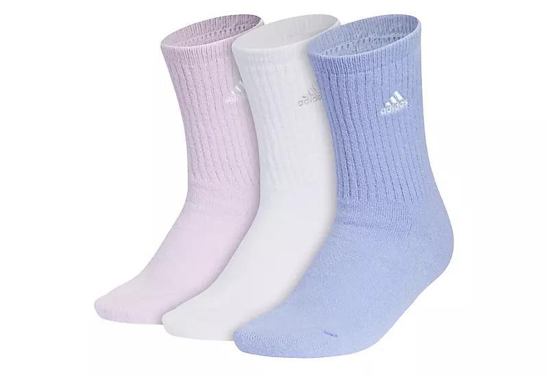 Adidas Womens Cushioned Comfort Crew Socks 3 Pairs Product Image