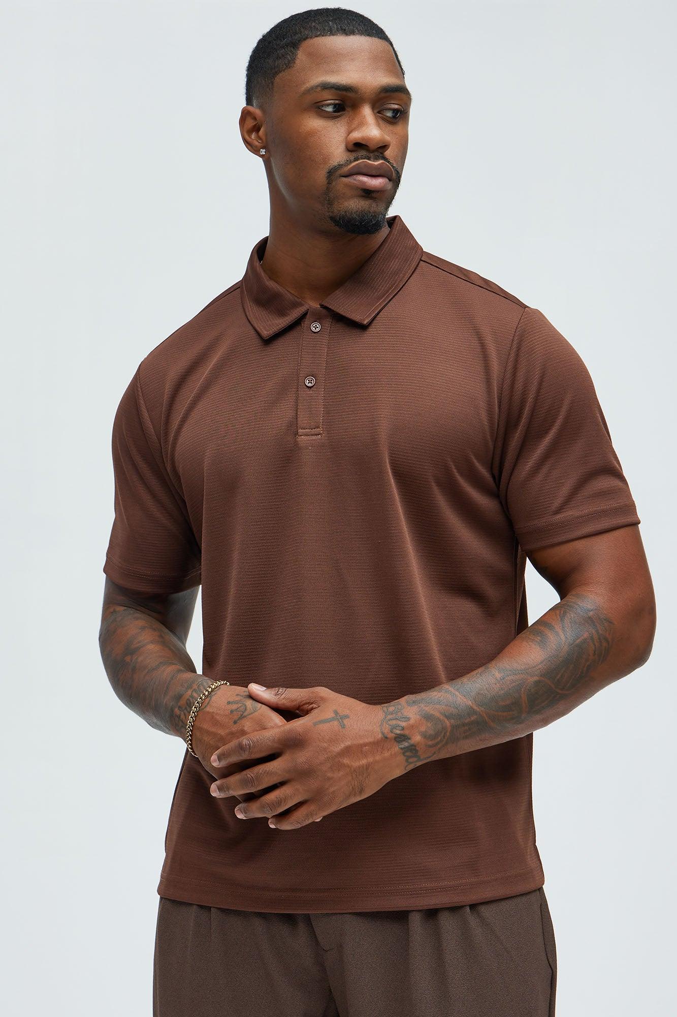 Florence Polo Shirt - Brown Product Image