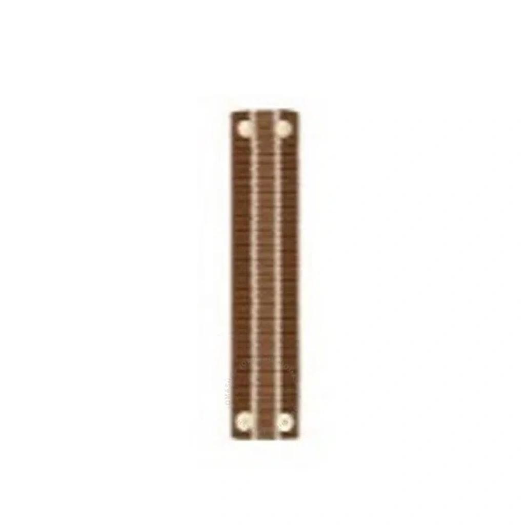 BURBERRY Rib Knit Technical Wool Collar In Brown Product Image