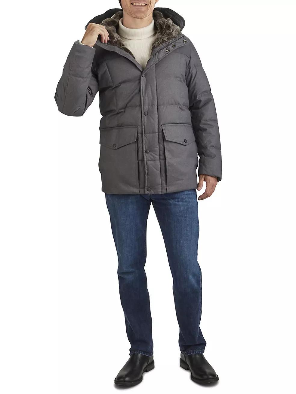 Quilted Flannel Puffer Parka Product Image