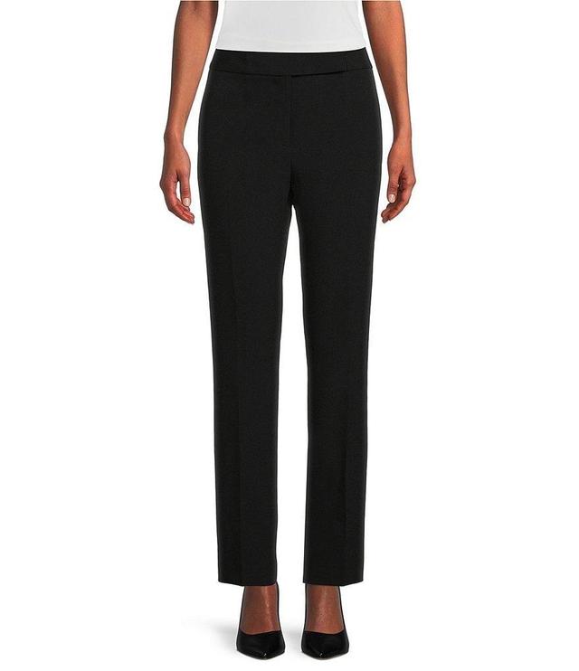 Preston & York Flat Front Slim Straight Leg Pants Product Image