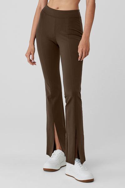 Airbrush High-Waist Flutter Legging - Espresso Product Image