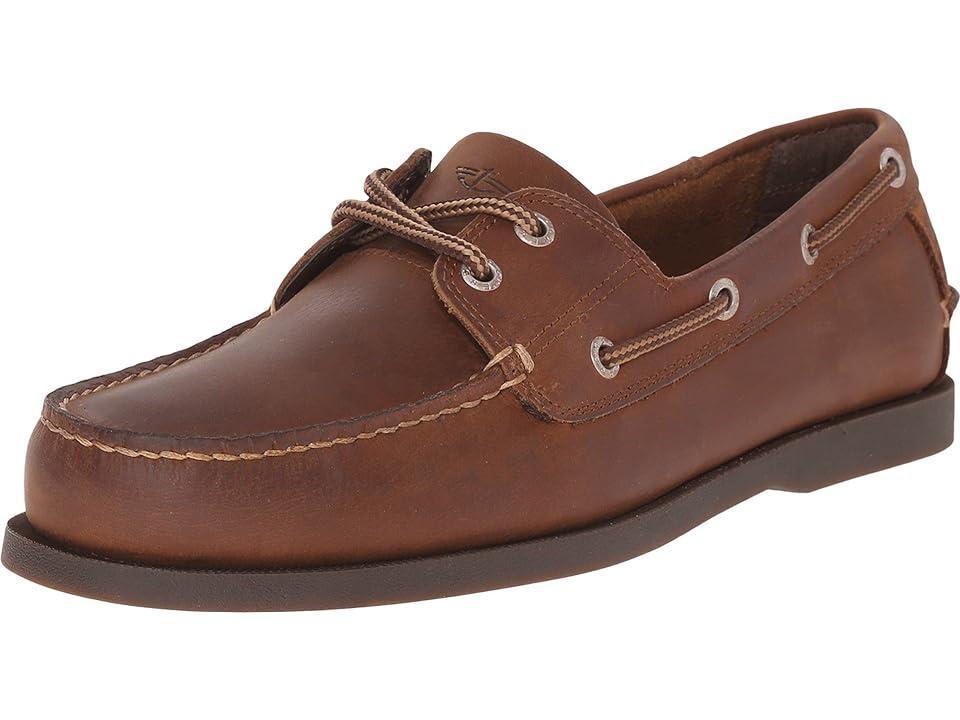 Dockers Vargas Mens Leather Boat Shoes Red Product Image