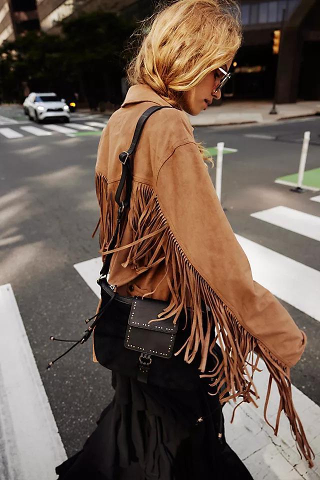 Fringe Out Vegan Suede Jacket Product Image